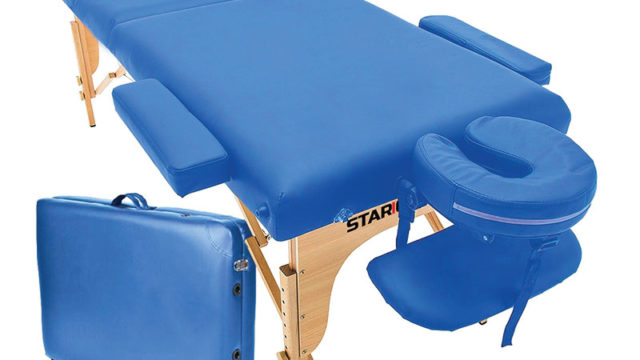 Table de massage pliable en bois